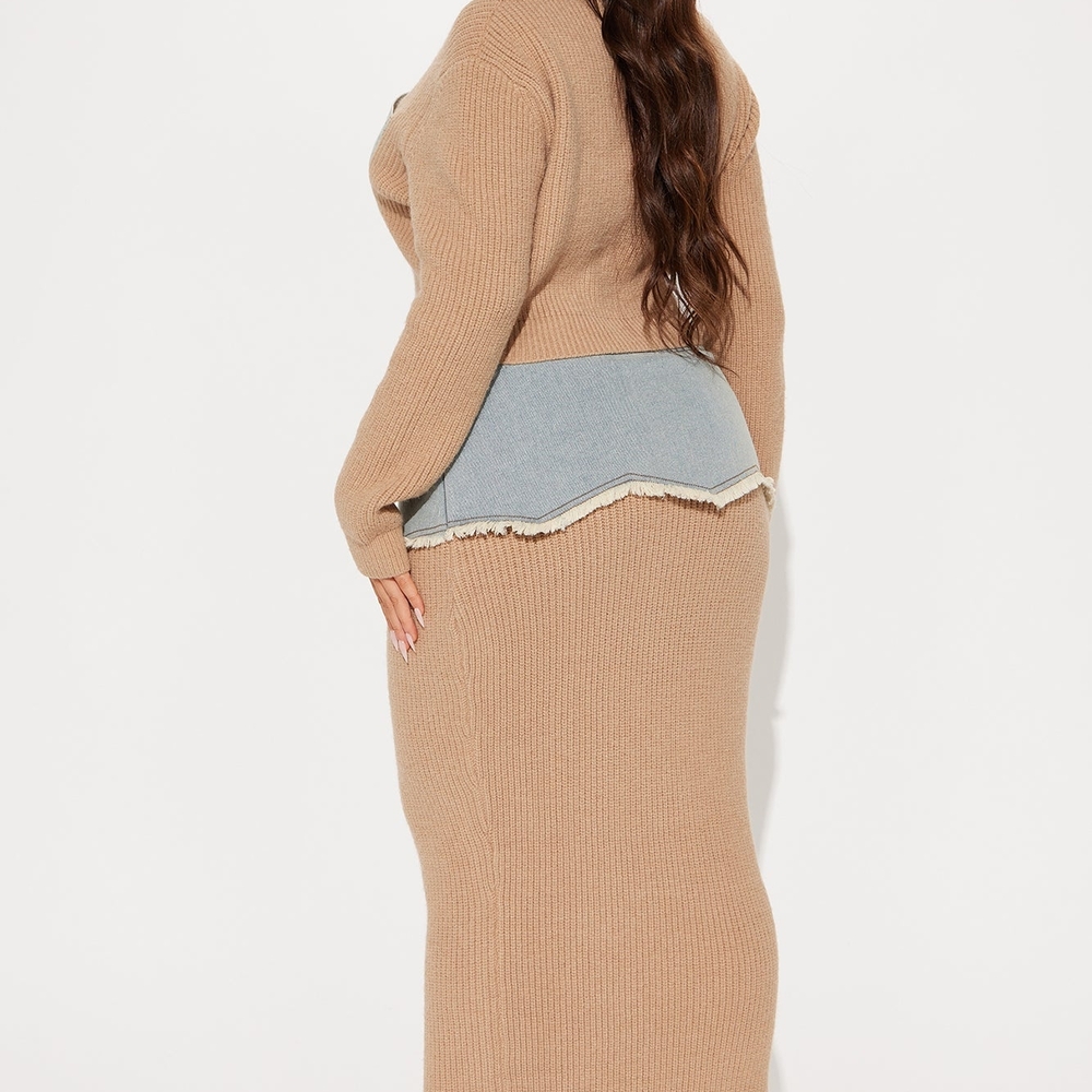 Rhea Maxi Pencil Skirt Set of Two Pieces for Casual Work